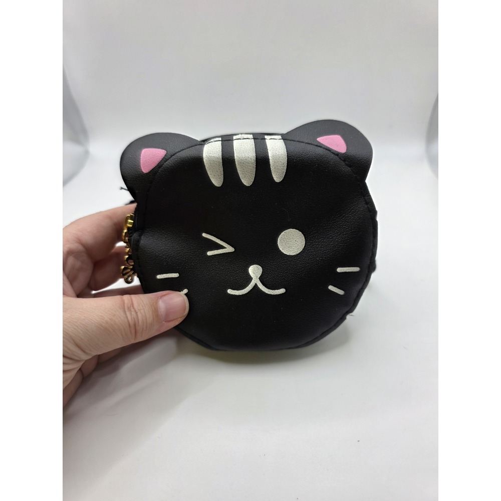Girls Cartoon Cat Design PU Zipper Cute Novelty Bag For Daily Life